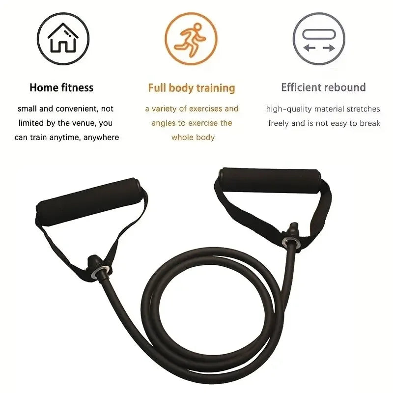 Bandas de Resistencia con Asas – Entrenamiento de Fuerza en Casa para Hombres y Mujeres