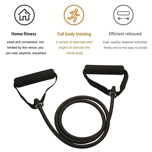 Bandas de Resistencia con Asas – Entrenamiento de Fuerza en Casa para Hombres y Mujeres
