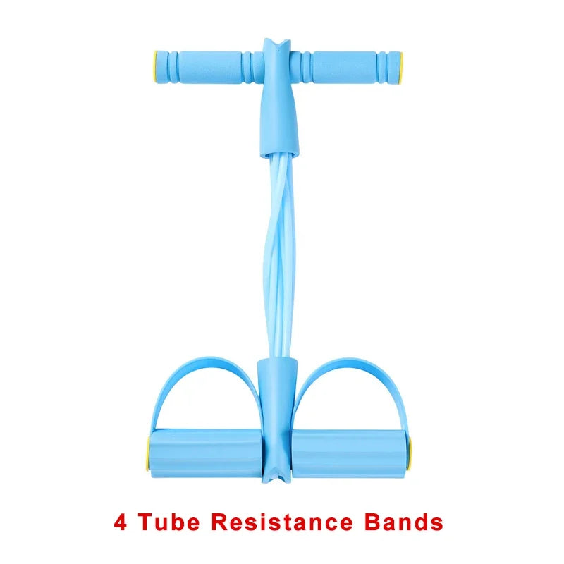 Tensor de Bandas de Resistencia 4 Niveles – Fitness en Casa para Abdomen, Yoga y Musculación